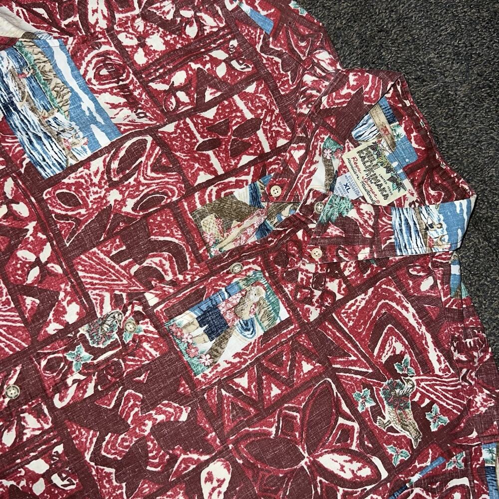 Limited Edition Mele Kalikimaka Reyn Spooner Christmas Button Down Shirt Mens XL